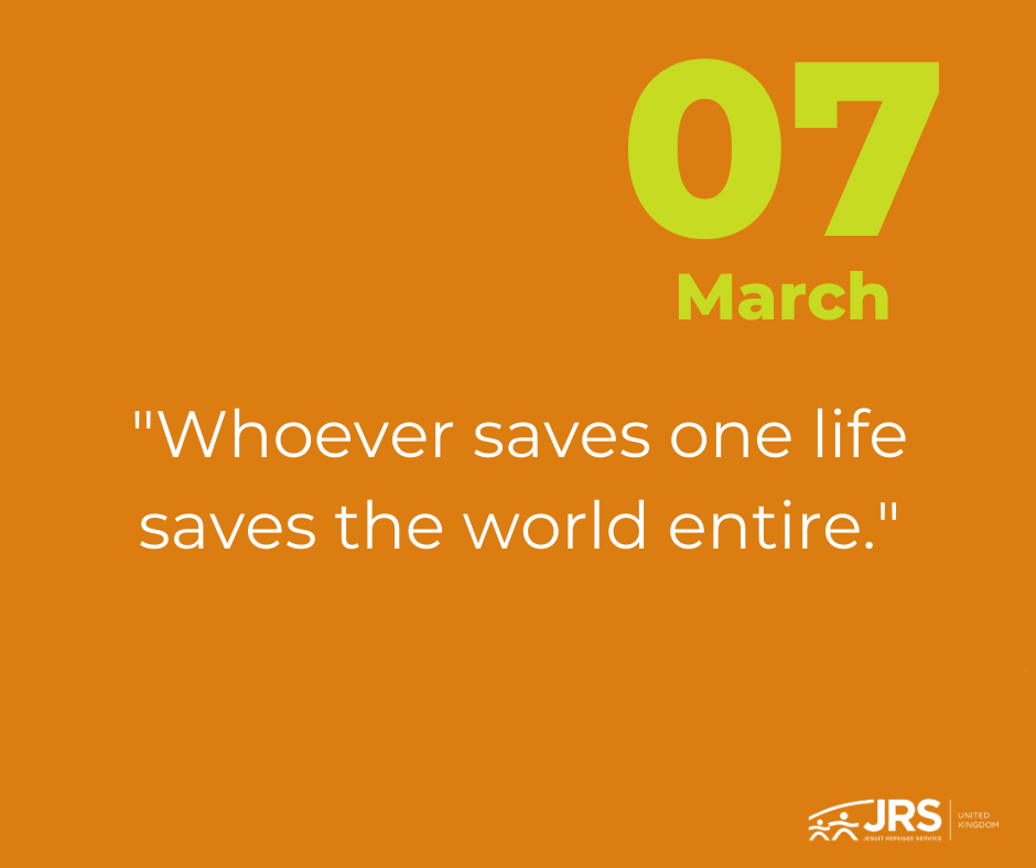 Whoever saves one life saves the world entire. 