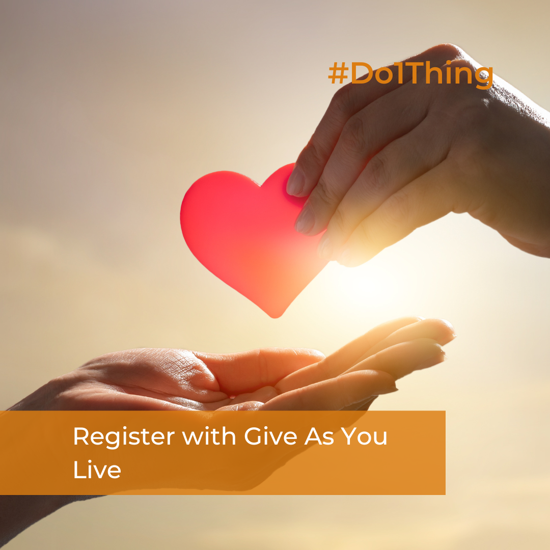 Register with Give As You Live