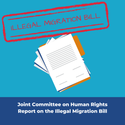 JRS UK renews calls for government to abandon Illegal Migration Bill as JCHR report finds the Bill would “deny the vast majority of refugees access to the UK’s asylum system”