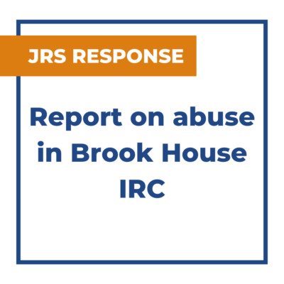 The Jesuit Refugee Service (JRS) UK renews calls for an end immigration detention in wake of report on abuse in Brook House IRC