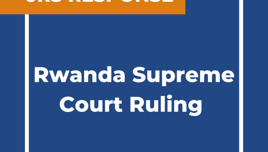 JRS UK welcomes Supreme Court Ruling on Rwanda