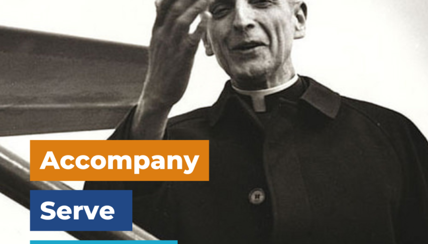 Father Pedro Arrupe – the founder of JRS – and perhaps our Patron Saint.