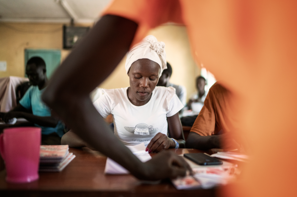 Women at school in Kakuma Refugee Camp